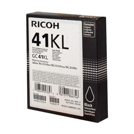 Ricoh GC41KL Cartucho Gel Preto Original - 405765