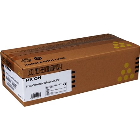 Toner amarelo original Ricoh MC250/PC300/PC301/PC302 - 408355/M C250Y