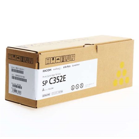 Toner amarelo original Ricoh SP C352E - 408218/SP C352E