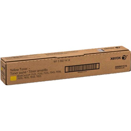 Toner original amarelo Xerox WorkCentre 7525/7535/7545/7830 - 006R01514