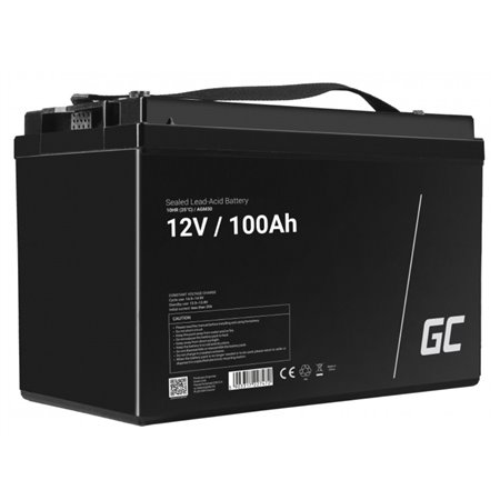 Bateria Chumbo Gel AGM 12V 100A GREEN CELL
