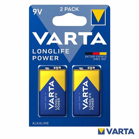 Pilha Alcalina 2x 9V/6LP3146 Longlife Power VARTA