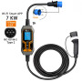 Carregador para veículos Elétricos, Modo 2, 7Kw Regulável, Wifi + App