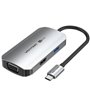 Docking USB-C Vention TQAHB/ 1xHDMI/ 1xUSB/ 1xVGA/ 1xUSB-C PD/ Cinza