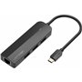 Docking USB-C Vention TGOBB/ 3xUSB/ 1xRJ45/ 1x Micro B PD/ Preto