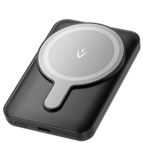 Powerbank 5000mAh Vention FHSB0/ 20W/ Wireless/ Preta