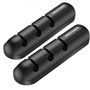 Organizador de Cabos em Espiral Vention KBTB0-2/ 3 Portos/ Pack de 2