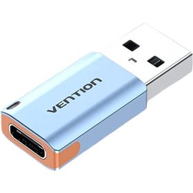 Adaptador USB 3.1 Vention CUAH0/ USB-C Fêmea - USB Macho/ Azul