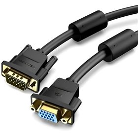 Extensão SVGA Vention DAGBH/ VGA Macho - VGA Fêmea/ 2m/ Preto