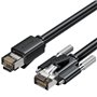 Cabo de Rede RJ45 SFTP Vention IBUBH Cat.6/ 2m/ Preto
