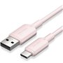 Cabo USB 2.0 USB-C Vention CTQPH/ USB-C Macho - USB Macho/ Até 60W/ 480Mbps/ 2m/ Rosa