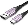Cabo USB 2.0 USB-C Vention CODVH/ USB-C Macho - USB Macho/ 480Mbps/ 2m/ Purpura