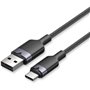 Cabo USB 2.0 USB-C Vention CTNBH/ USB-C Macho - USB Macho/ Até 60W/ 480Mbps/ 2m/ Preto