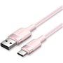 Cabo USB 2.0 USB-C Vention CTNPH/ USB-C Macho - USB Macho/ Até 60W/ 480Mbps/ 2m/ Rosa
