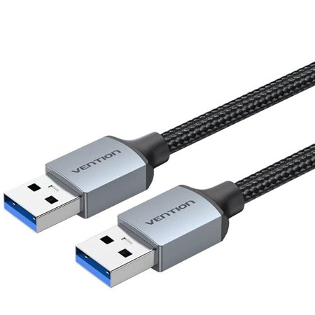 Cabo USB 3.0 Vention CTSHH/ USB Macho - USB Macho/ 5Gbps/ 2m/ Preto