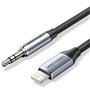 Adaptador Audio Vention BMCHF/ Jack 3.5 Macho - Lightning Macho/ 1m/ Cinza