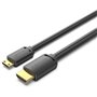 Cabo HDMI 4K Vention AGHBG/ HDMI Macho - Mini HDMI Macho/ 3m/ Preto
