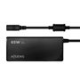 Carregador de laptop Aisens ASLC-65WAUTO-BK/ 65 W/ Automático/ 9 conectores/ Voltagem 18,5-20 V/ 1 USB QC3.0