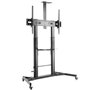 Suporte de chão inclinável Aisens FT100TE-171 com rodas e manivela para TVs de 60 a 100"/até 100 kg