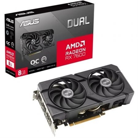 Placa de vídeo Asus Dual Radeon RX 7600 EVO OC/ 8 GB GDDR6