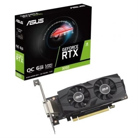 Placa de vídeo Asus GeForce RTX 3050 LP BRK OC Edition/ 6 GB GDDR6/ Compatível com perfil baixo
