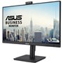 Monitor profissional Asus BE249QFK 24"/ Full HD/ Webcam/ Multimídia/ Altura ajustável/ Preto