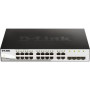Switch Gerenciável D-Link DGS-1210-16 de 16 Portas Gigabit 10/100/1000/SFP