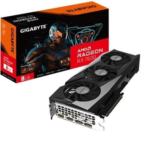 Placa de vídeo Gigabyte Radeon RX 7600 Gaming OC / 8 GB GDDR6