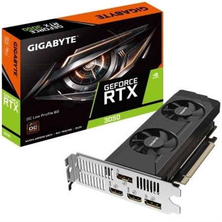 Placa de vídeo de baixo perfil Gigabyte GeForce RTX 3050 OC/ 6 GB GDDR6