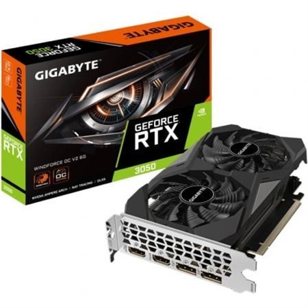 Placa de vídeo Gigabyte GeForce RTX 3050 WindForce OC V2/ 6 GB GDDR6