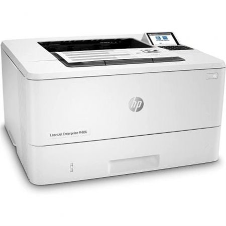 Impressora a laser monocromática duplex HP Laserjet Enterprise M406DN/branca