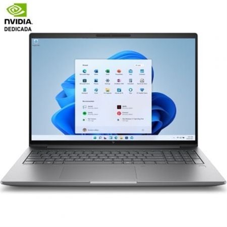 Estação de trabalho HP ZBook Power G11 A3ZC2ET, notebook Ryzen 7 PRO 8845HS 16 GB/ SSD de 512 GB/ NVIDIA RTX 1000 ADA/ 16"/ Win1