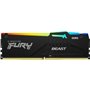 Kingston FURY Beast RGB 16 GB/ DDR5/ 5600 MHz/ 1,25 V/ CL40/ Memória RAM DIMM
