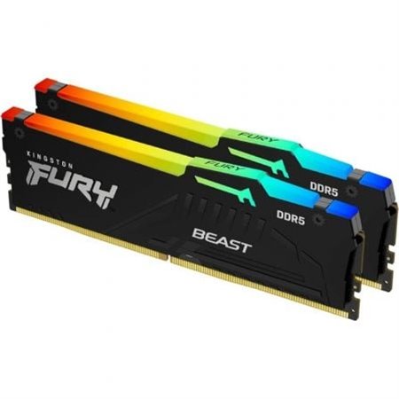 Memória RAM Kingston FURY Beast RGB 2 x 16 GB/ DDR5/ 6000 MHz/ 1,35 V/ CL36/ DIMM