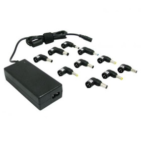 Carregador de laptop Leotec/ 70W/ Automático/ 10 conectores/ Voltagem 15-20V