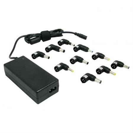 Carregador de laptop Leotec/ 70W/ Automático/ 10 conectores/ Voltagem 15-20V