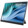 Monitor portátil LG Gram +view 16MR70 de 16"/ WQXGA/ Preto e Prata