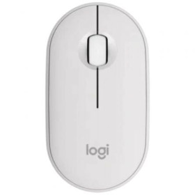 Mouse sem fio Logitech Pebble 2 M350S/ Até 1000 DPI/ Branco