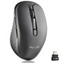 Mouse sem fio silencioso NGS Evo Jot/ Bateria recarregável/ Até 1600 DPI/ Preto