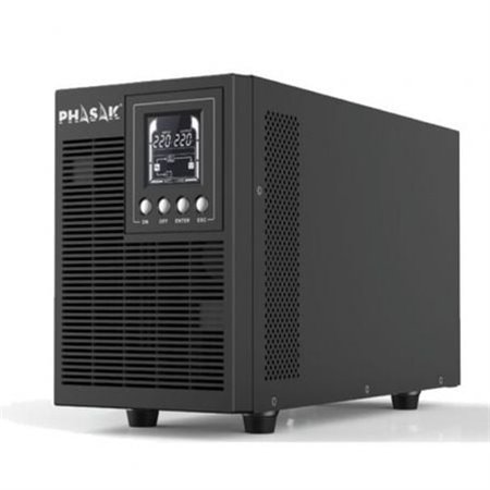 UPS Online Phasak 2000 VA Online LCD/ 2000VA-1800W/ 4 Saídas/ Formato Torre