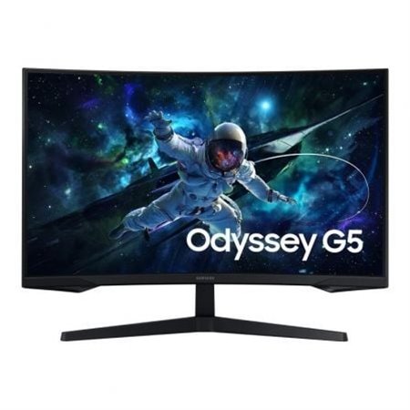 Monitor Gamer Curvo Samsung Odyssey G5 S27CG554EU 27"/ QHD/ 1ms/ 165Hz/ VA/ Preto