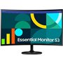 Monitor Curvo Samsung Essential Monitor S3 S36GD S27D364GAU/ 27"/ Full HD/ Preto