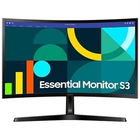 Monitor Curvo Samsung Essential Monitor S3 S27D366GAU/ 27"/ Full HD/ Preto