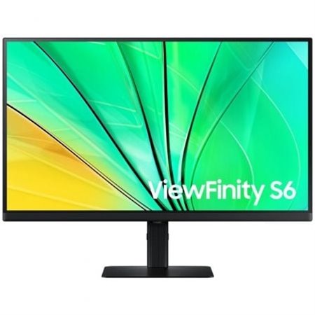 Monitor profissional Samsung ViewFinity S6 S27D600EAU 27" QHD, altura ajustável, preto