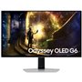 Monitor Smart Gaming Samsung OLED Odyssey G6 S27DG610SU 27" QHD, 0,03 ms, 240 Hz, VA, Altura Ajustável, Smart TV, Prata
