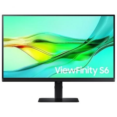 Monitor profissional Samsung ViewFinity S6 S32D600EAU 32" QHD, altura ajustável, preto