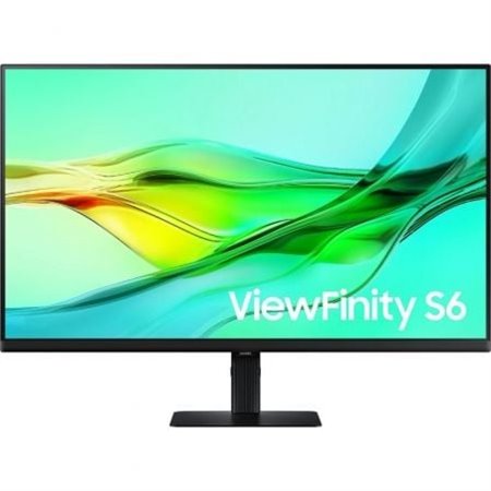 Monitor profissional Samsung ViewFinity S6 S60UD S32D600UAU 32" QHD, altura ajustável, preto