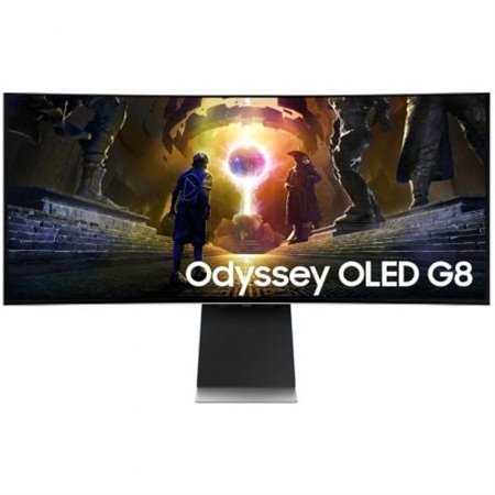 Monitor gamer ultrawide curvo Samsung G8 Odyssey OLED S34DG850SU de 34" / WQHD / 0,03 ms / 175 Hz / multimídia / altura ajustáve