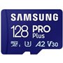 Cartão de memória Samsung PRO Plus 2023 128 GB microSD XC/ Classe 10/ 180 MBs