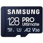 Cartão de memória microSD XC Samsung Pro Ultimate 128 GB com adaptador/ Classe 10/ 200 MBs